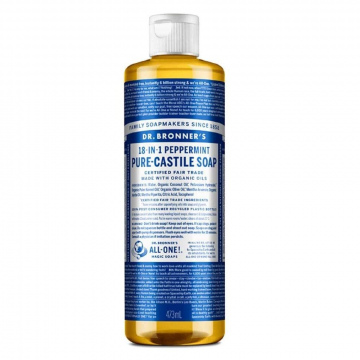 Dr. Bronner's HEMP PEPPERMINT 16oz CASTILE SOAP