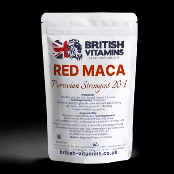 BRITISH VITAMINS Red Maca