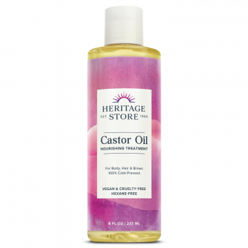 Heritage Store Castor Oil 8oz