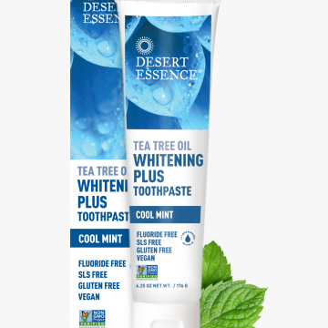 DESERT ESSENCE Tea Tree Oil Whitening Toothpaste