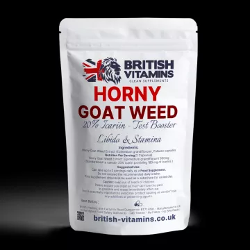 BRITISH VITAMINS horny Goat Weed