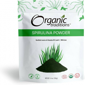 Organic Traditions Spirulina Powder