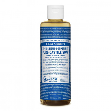 DR BRONNER'S CASTILE SOAP PEPPERMINT 8oz